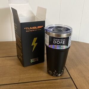 Everyday Dose Black Tumbler